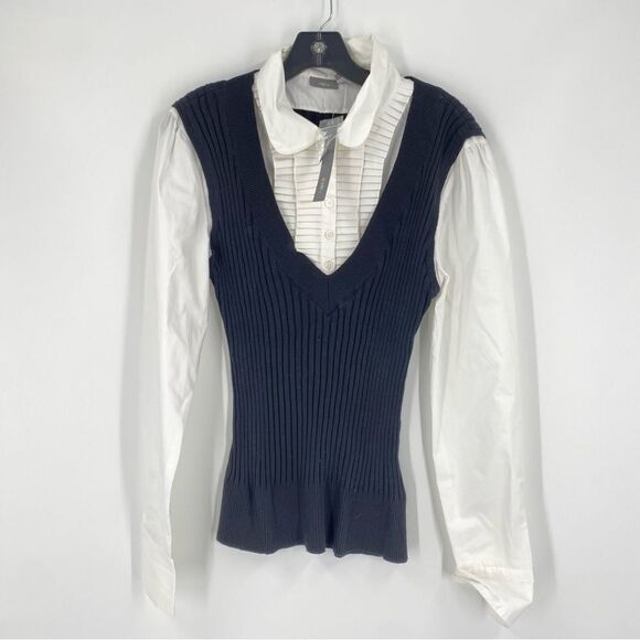 Apt. 9 Sweaters - Apt. 9 Women’s Button Down Shirt Sweater Size L